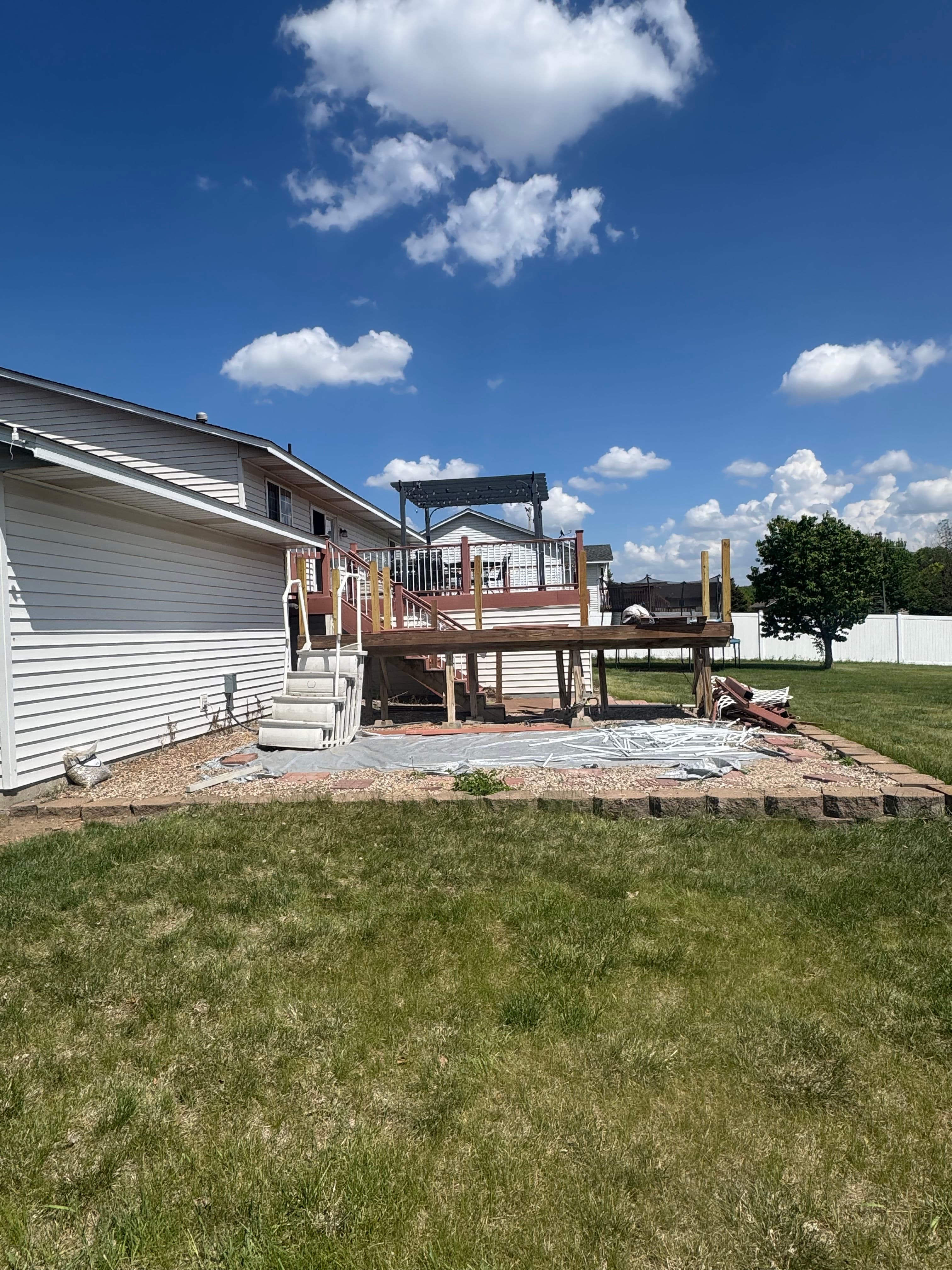 Project From Deck to Garage Addition image