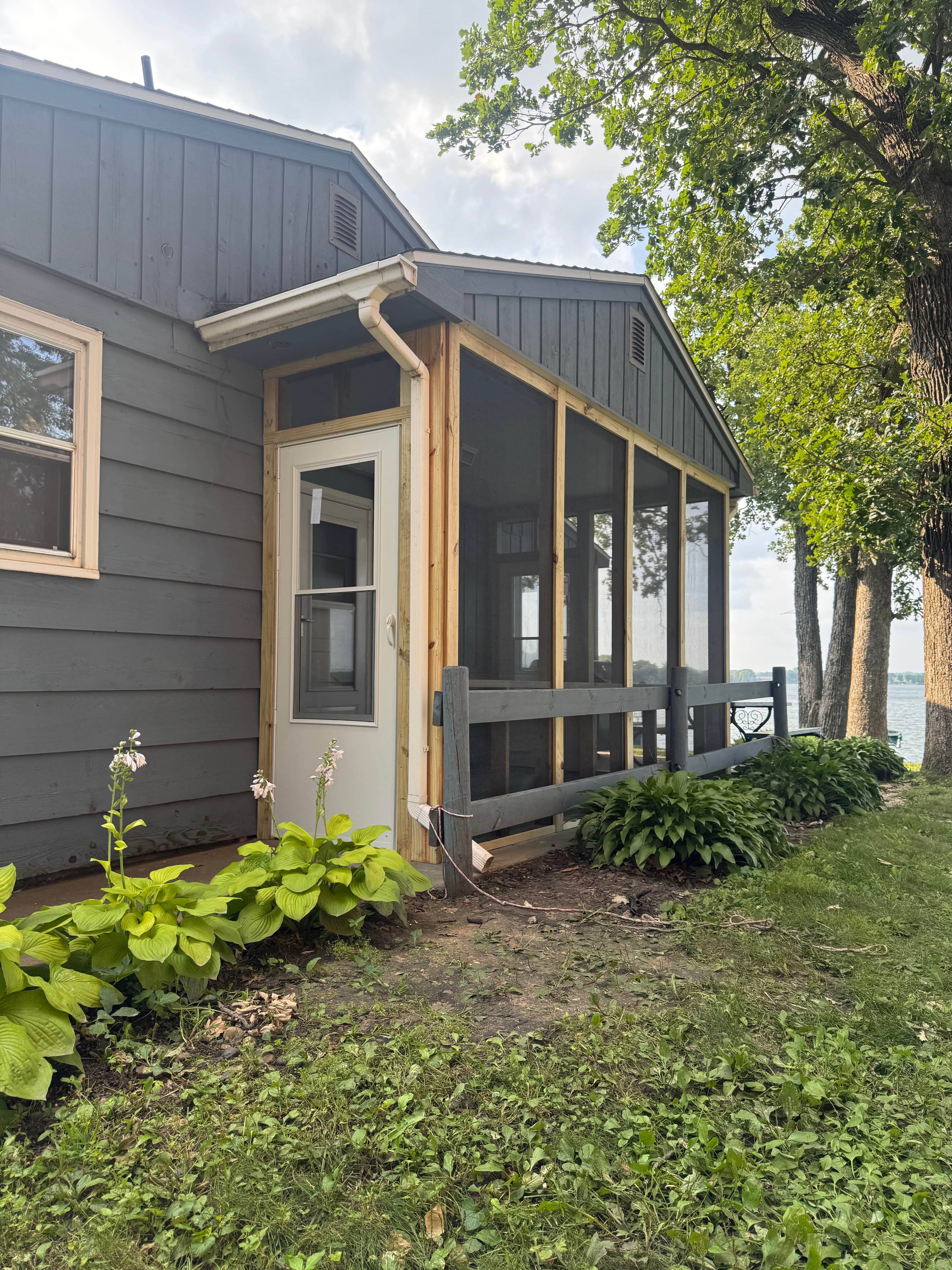 Project Screened Porch Build Gives This Lake Cabin a Bug-Free Outdoor Retreat image