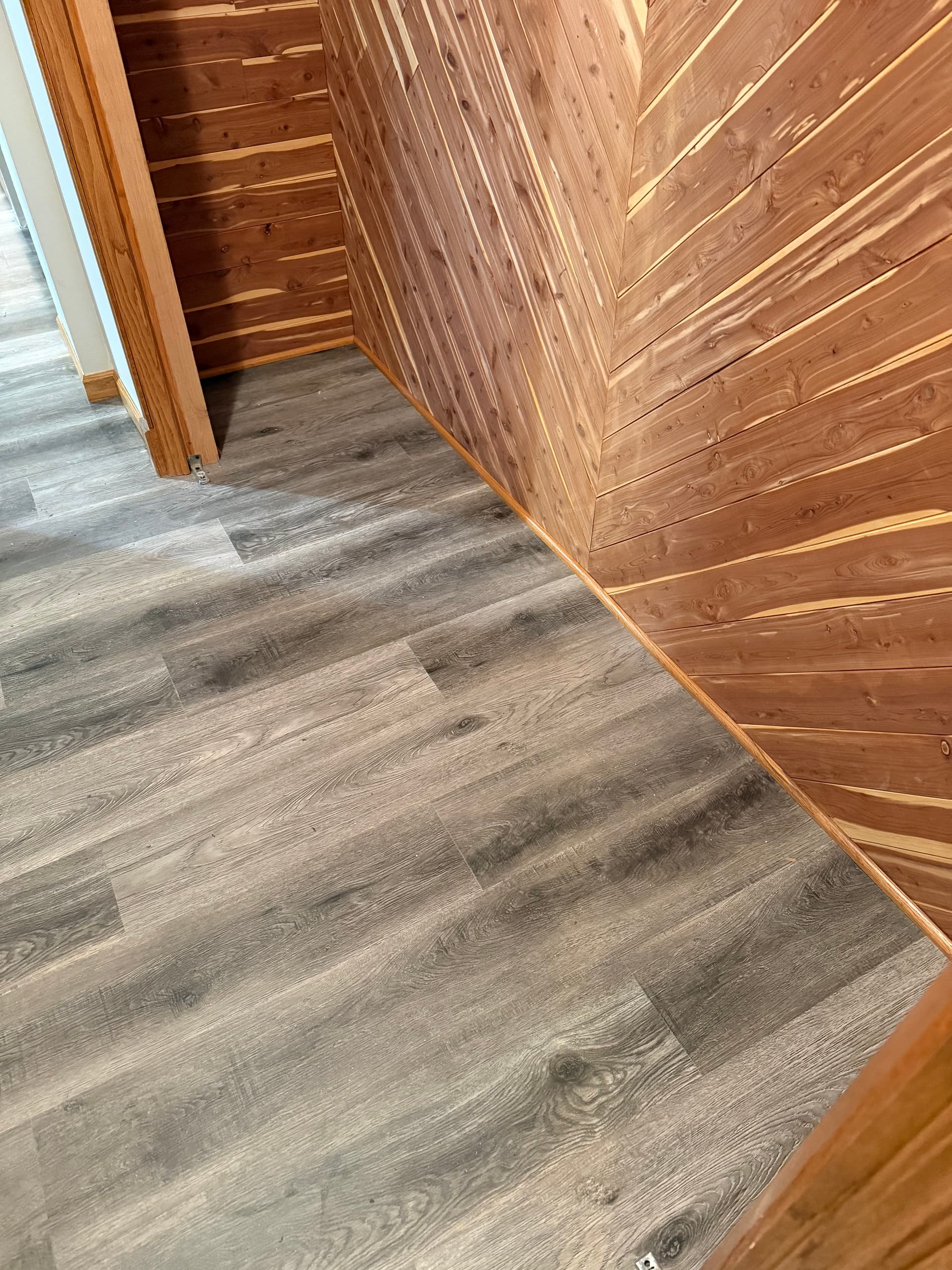 Gallery photos for Basement Bedroom and Hallway LVP Flooring Update: Image #2