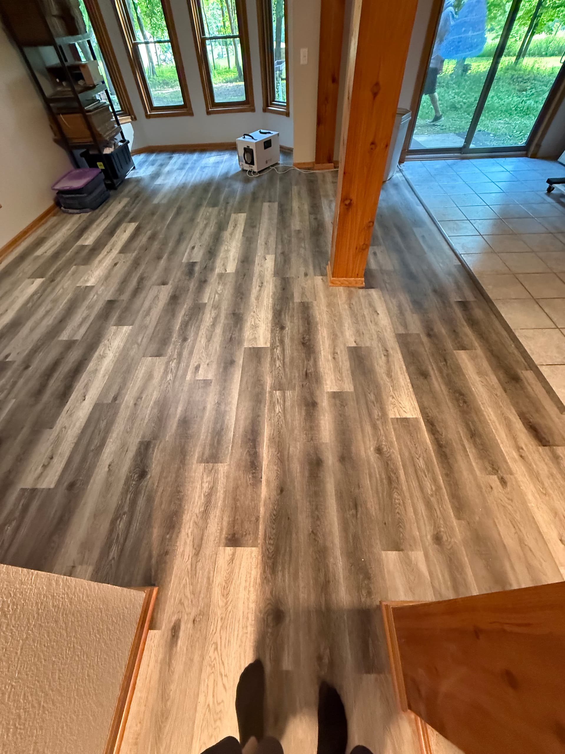 Gallery photos for Flood Damage to Finished Basement With Full Bathroom: Image #4